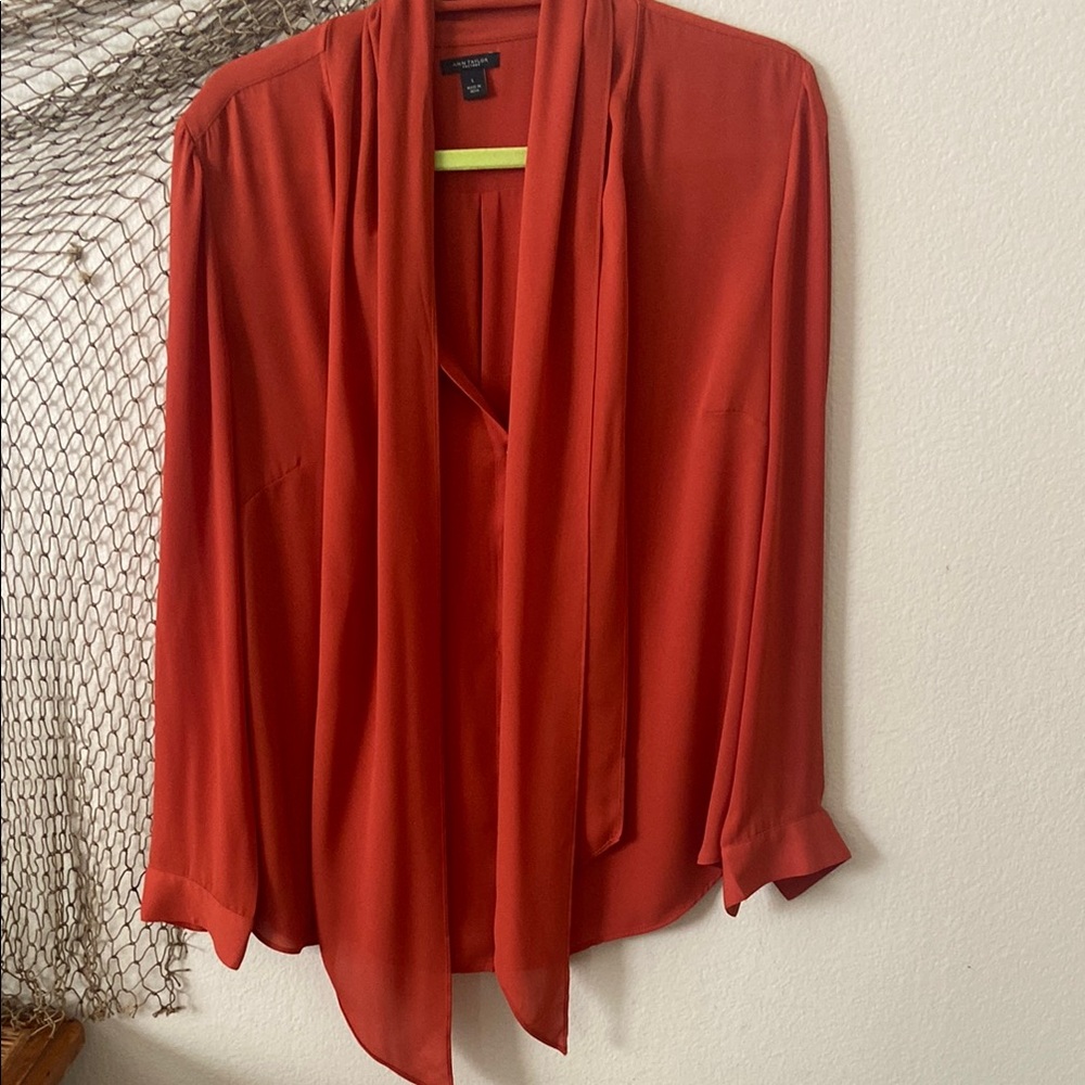 Burnt Orange Blouse
